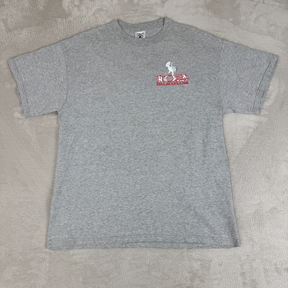 Vintage Y2K Delta 102 Dalmatians Disney Movie Cartoon Mens Large Gray Preowned - Picture 1 of 6